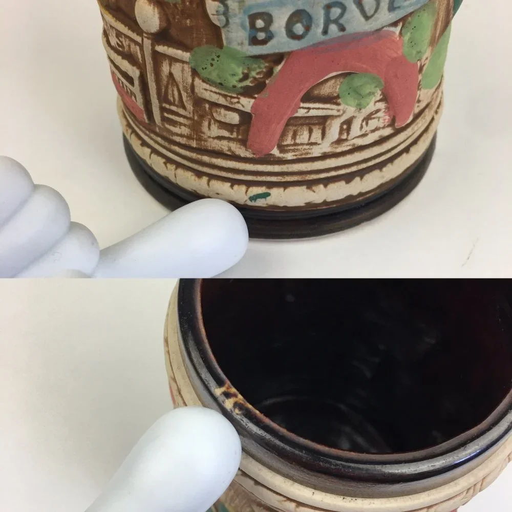 Vtg South of the Border Sombrero Tower Mug Stein Style South‎ Carolina Souvenir